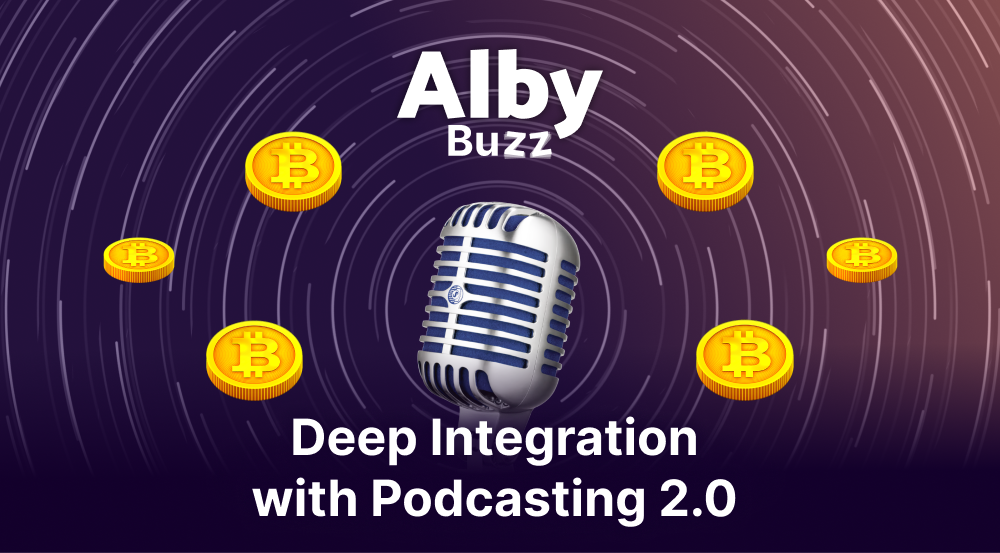 Monthly Alby Buzz: WebLN.Guide and Alby's Deep Integration with Podcasting 2.0