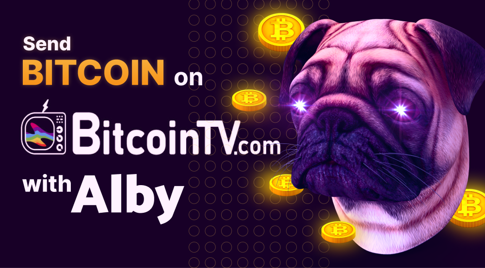 Use Alby to Send Bitcoin to BitcoinTV Creators