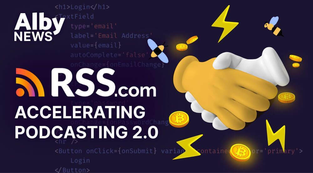 Alby Partnership Announcement: Accelerating Podcasting 2.0 with RSS.com