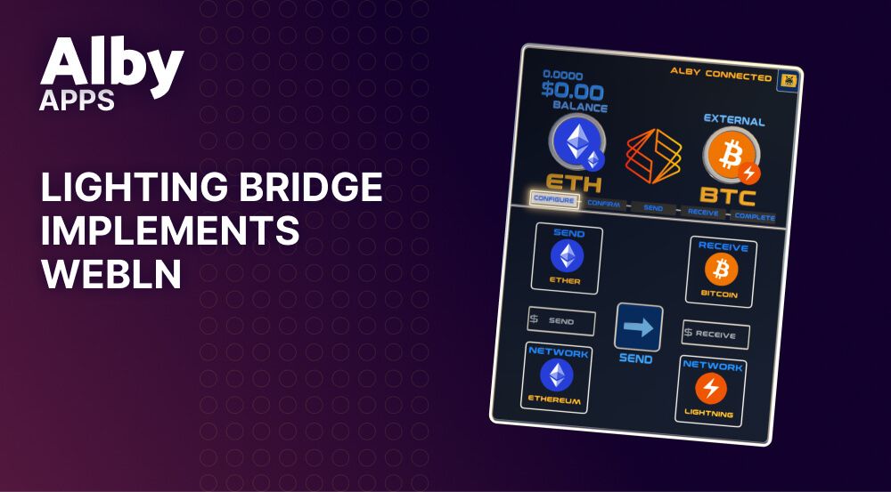Lighting Bridge implements WebLN