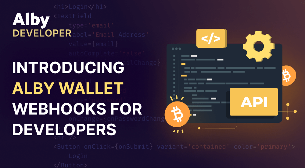 Introducing Alby Wallet Webhooks for Developers