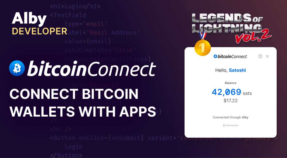 Bitcoin Connect - connect bitcoin wallets with apps