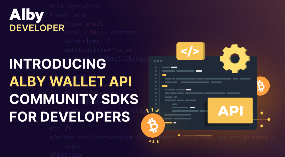 Introducing Alby Wallet API Community SDKs