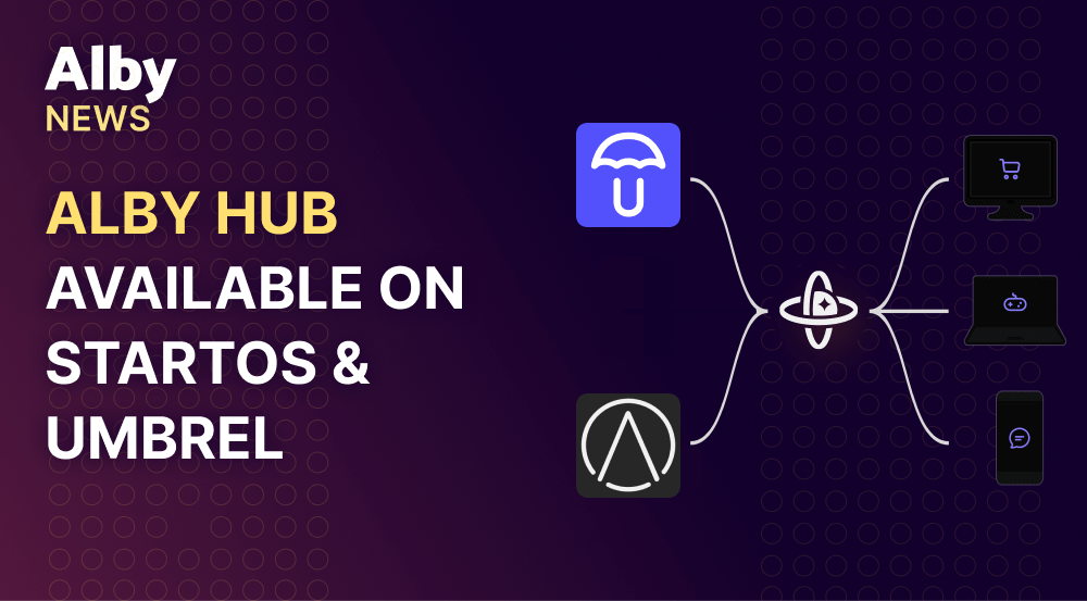 Alby Hub available on StartOS and Umbrel