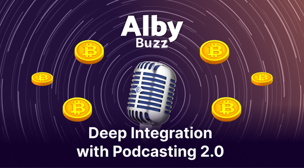 Monthly Alby Buzz: WebLN.Guide and Alby's Deep Integration with Podcasting 2.0