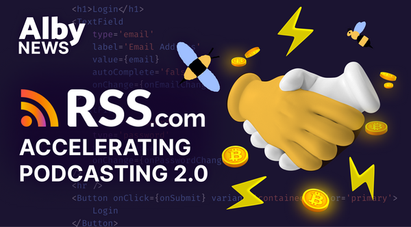 Alby Partnership Announcement: Accelerating Podcasting 2.0 with RSS.com