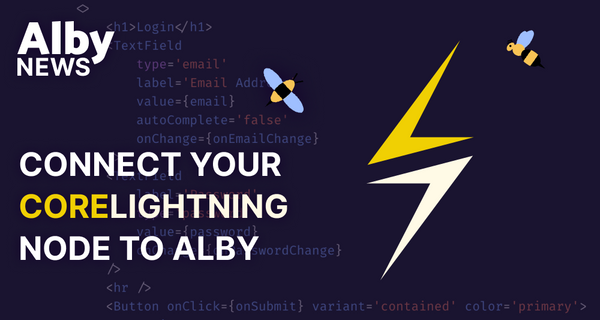 Connect your Core Lightning Node to Alby