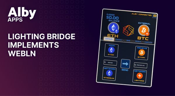 Lighting Bridge implements WebLN