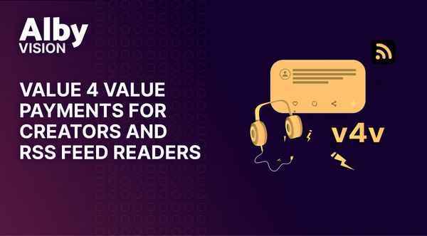 Value4Value payments for creators and RSS feed reader apps