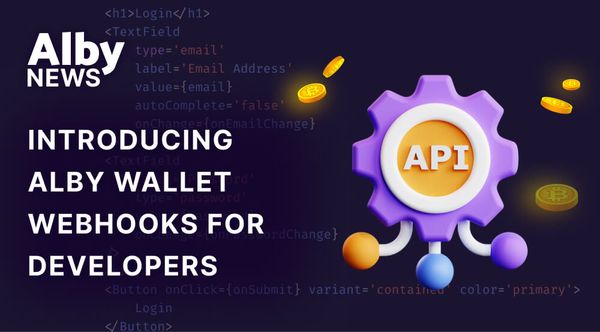 Introducing Alby Wallet Webhooks for Developers