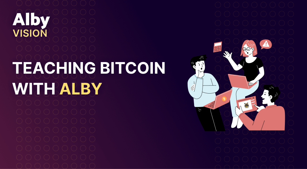 Teaching Bitcoin with Alby