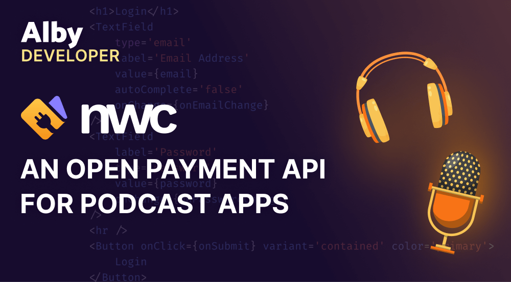 An open payment API for podcast apps