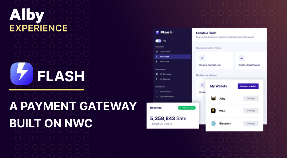 Flash - A Payment Gateway built on NWC