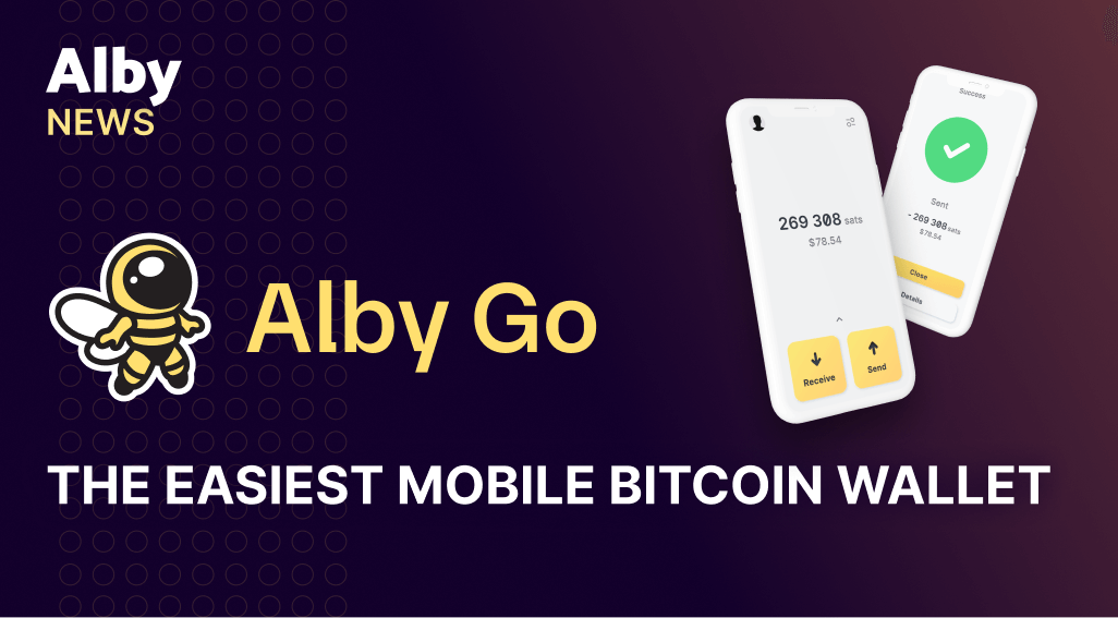 Alby Go - The easiest mobile app to use bitcoin on the Go!