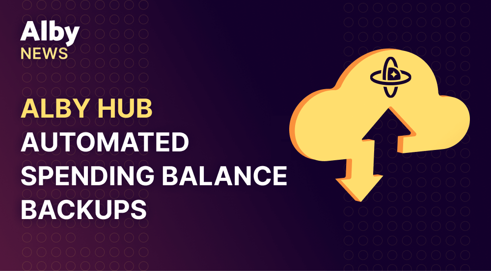 Automated Spending Balance Backups for Alby Hub