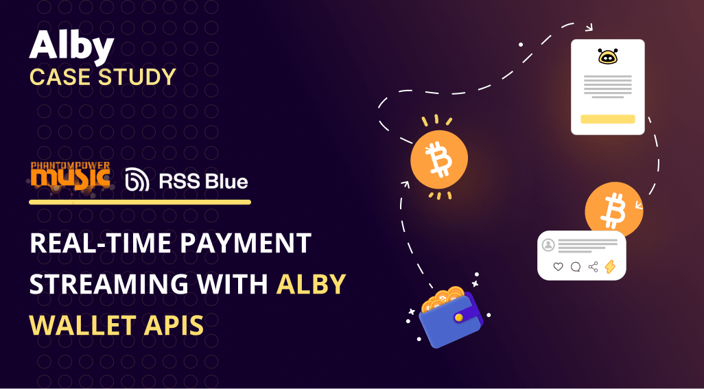 Real-time payment streaming with Alby Wallet APIs