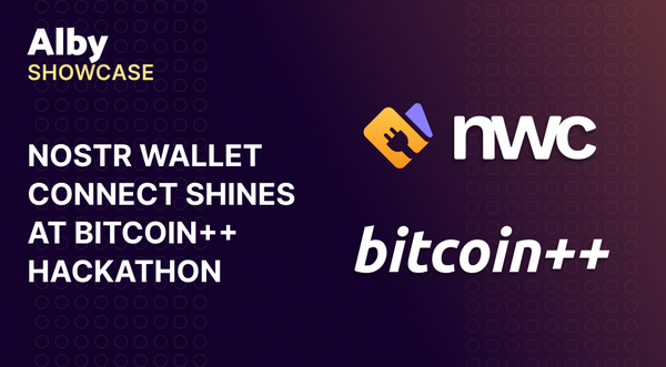 Nostr Wallet Connect Shines at bitcoin++ Hackathon